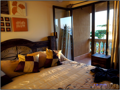 Master Bedroom with sunset view of Jaco Costa Rica