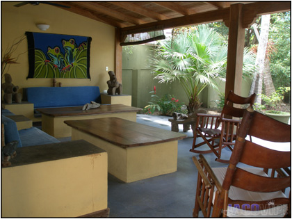 Lounge Facing Jaco Beach