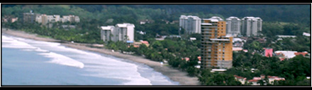 View of Jaco Beach and Town from Miro Mountain