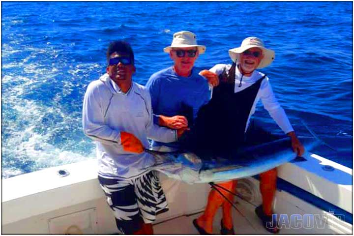 Group of guys in shore fishing