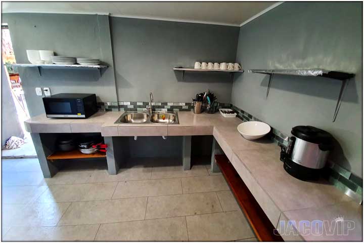 Kitchen area with equipment