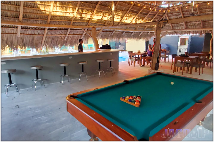 Pool Table under the rancho