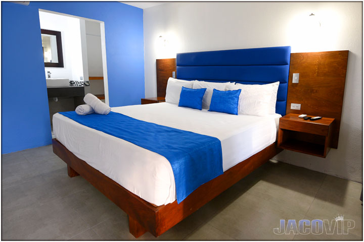 View of window and king size bed