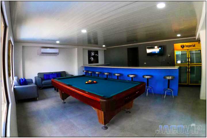 Tables and chairs in living room
