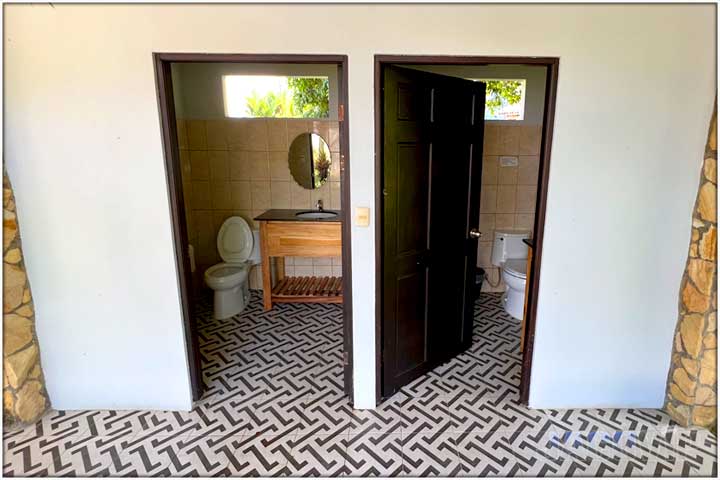 2 bathrooms next to pool and rancho area