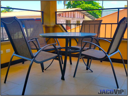 balcony area