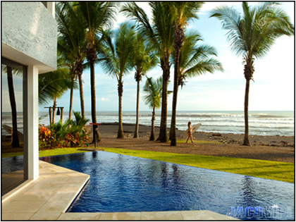 Pool View of Casa del Mar in Hermosa Costa Rica