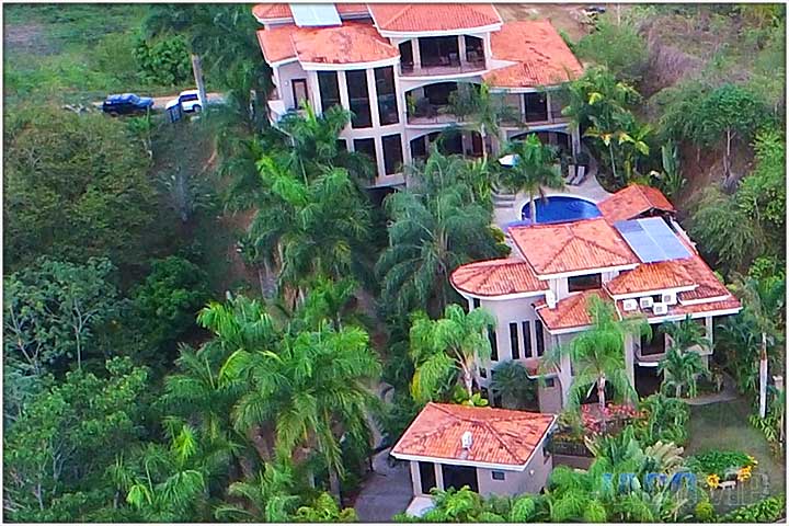 Jaco Vip Casa Ponte Mansion Estate Vacation House Al In Aerial Of Casa Ponte In Jaco Costa Rica