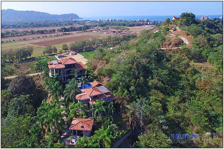 aerial drone photo of Casa Ponte Estate