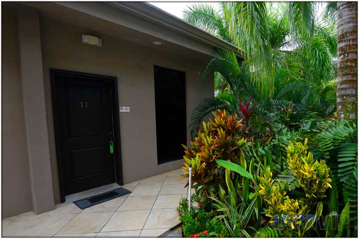 Exterior entrance to bedroom number 13