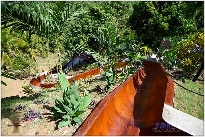 Water Slide at Casa Ponte in Jaco Costa Rica