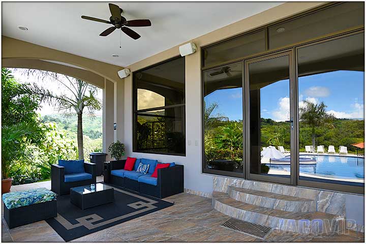 outside entrance to living room