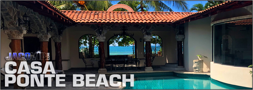 Jaco Vip Casa Ponte Beach House Vacation Al Casa Ponte Beach Previously Villa Encantada In Jaco Costa Rica