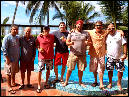 Bachelor Party group in Jaco
