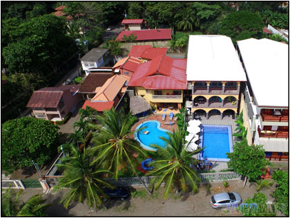 Overhead picture of Casa Dulce