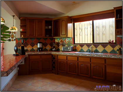 large equipped kitchen