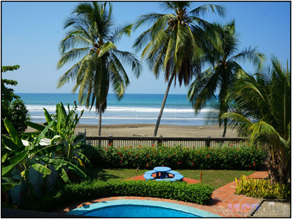 Beach and ocean view from Master Bedroom