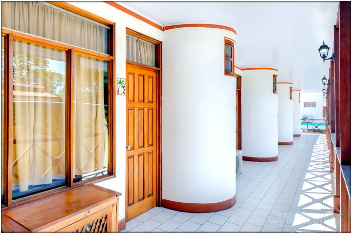 Second floor exterior hallway to bedrooms