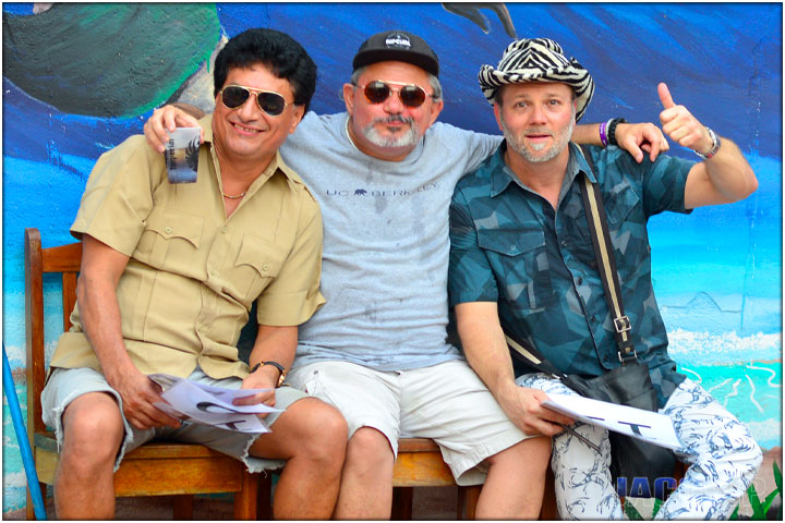 3 guys on vacation in Jaco