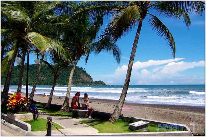 Jaco beach front benches for sitting