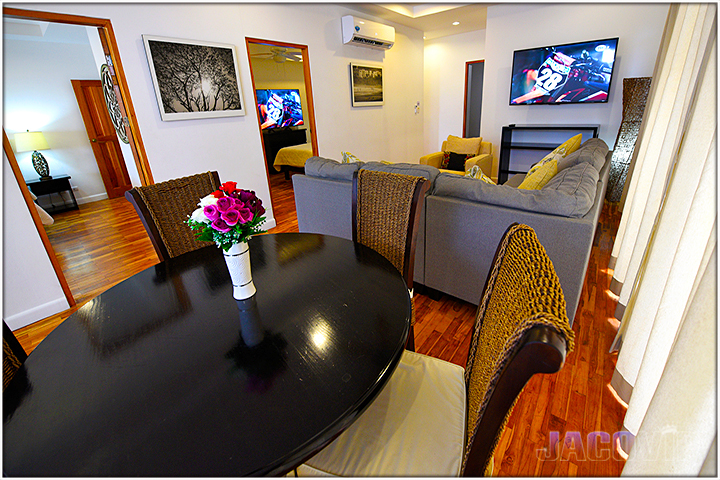 Living room area on second floor