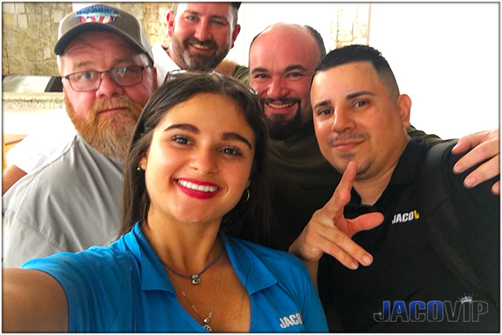 JacoVIP Concierge and Chef with group at North Beach Villa