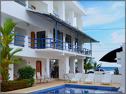 side of building plus Jaco Beach