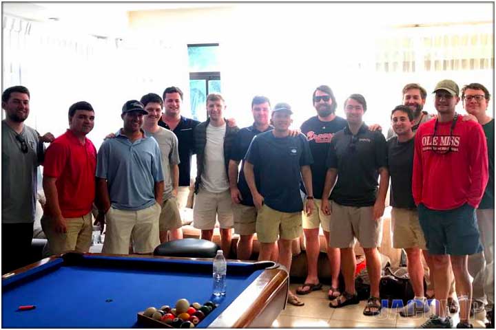 Group of guys at Pacific Palms