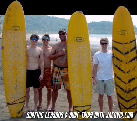 Surf Lessons in Jaco Beach, Costa Rica