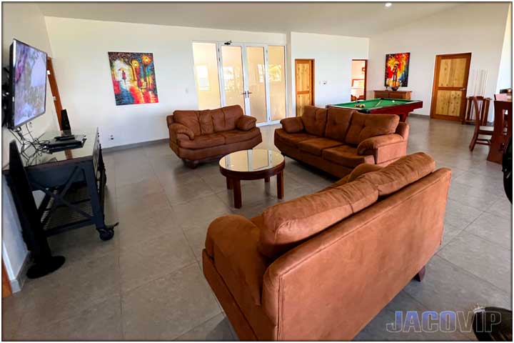 table and sofas
