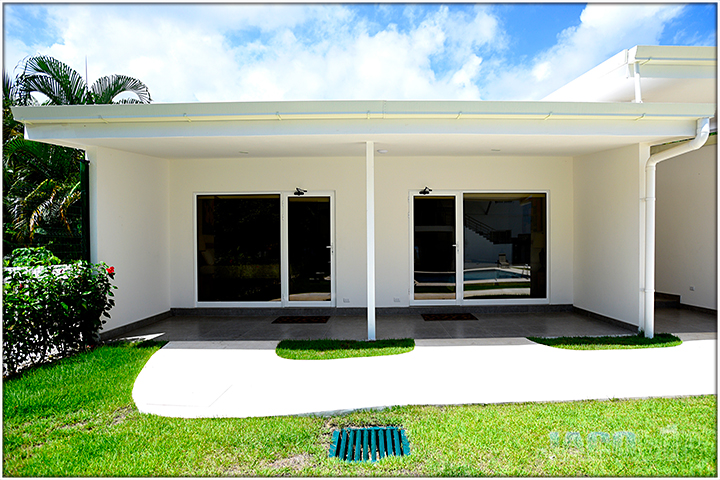 exterior of two bedroom facing the pool