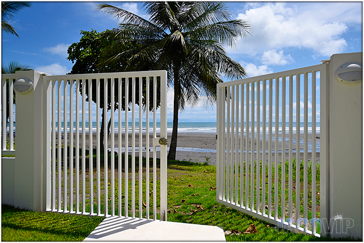 Beach access gate