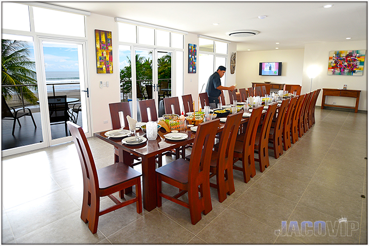 fully set up dining tables