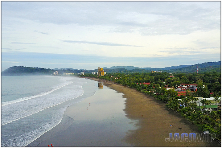aerial photo of jaco becah