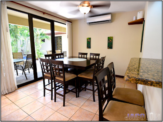 Dining area next to kitchen