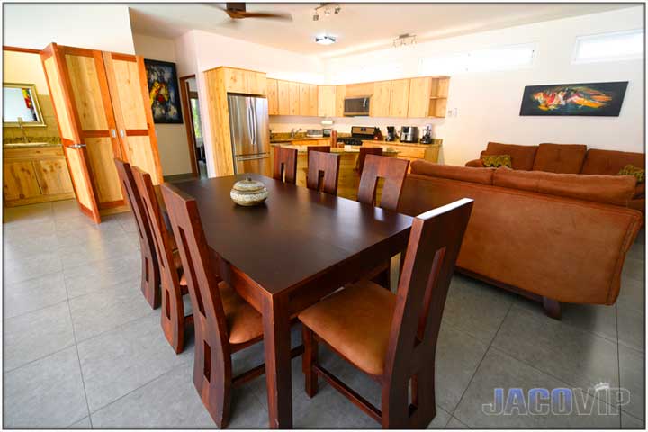 Close up of dining table