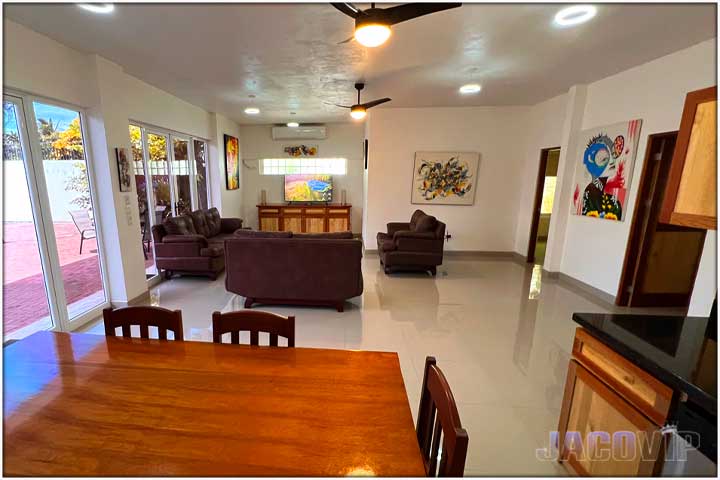 View of dining table in living room