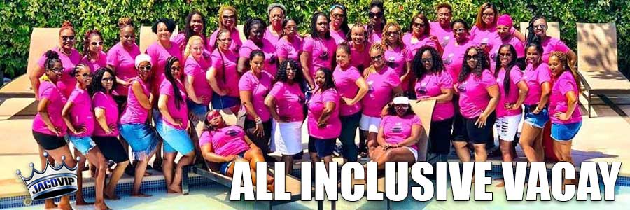 Link to All Inclusive Vacation Packages All inclusive vacation package with large group of women at Rancho de Sueños