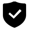 Shield and lock icon