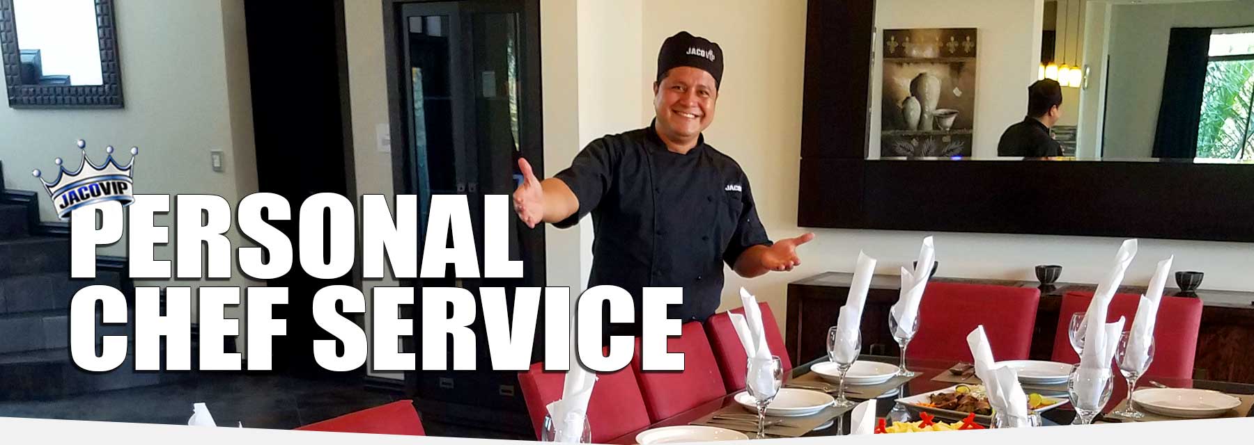 Jaco Costa Rica Private Personal Chef Service for your vacation villa