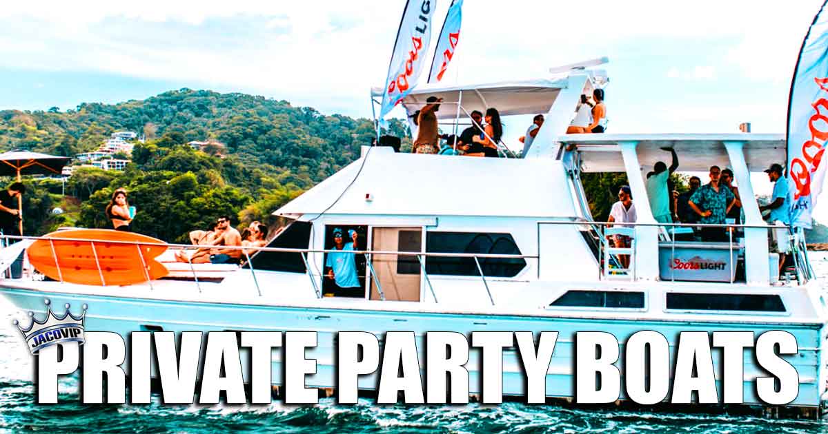 Jaco VIP Private Party Boat Charters in Costa Rica
