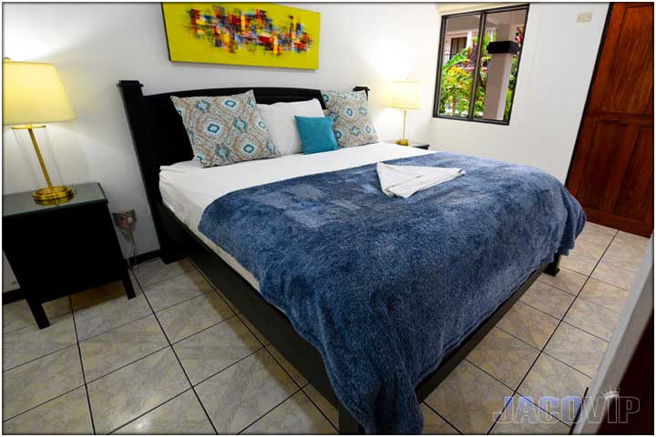 King size bed in bedroom number two