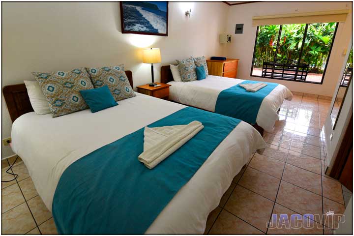 2 queen size beds in ground floor of Building 2