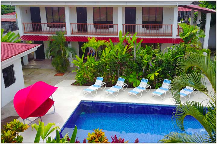 View of pool and building number 2
