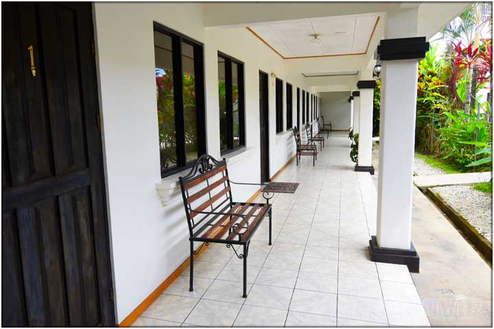 Exterior of Building 1 next to bedroom number 1