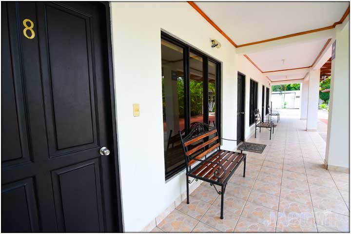Outside of bedroom number 8