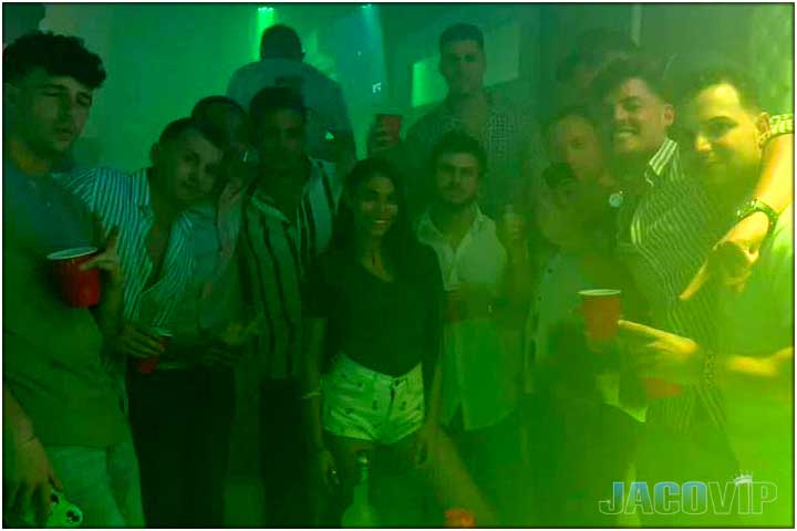 Bachelor party group with jaco vip concierge at republik lounge