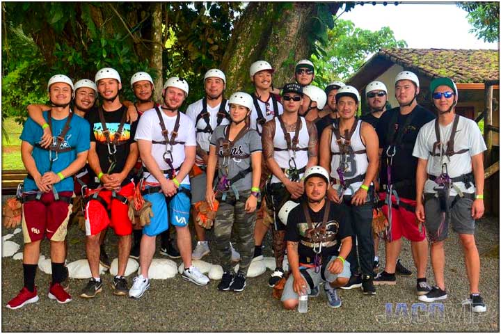 Jaco VIP gorup and concierge on zipline canopy tour